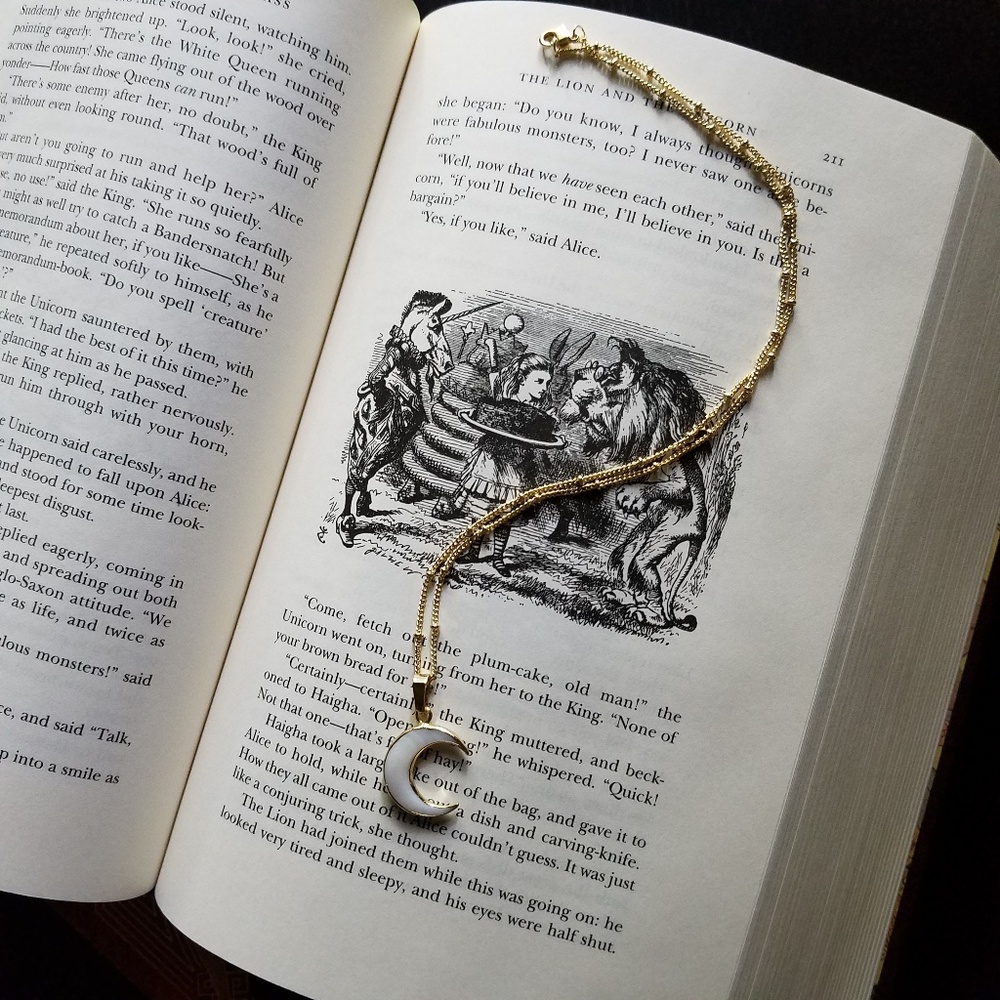 Crescent Moon Shell Necklace